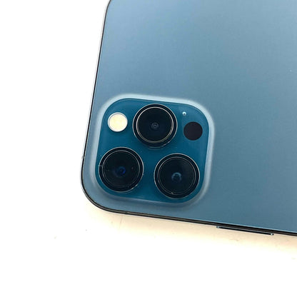 【全額返金保証】【最速発送】Apple iPhone iPhone 12 Pro Max 512GB パシフィックブルー Softbank 白ロム 動作確認済 82%