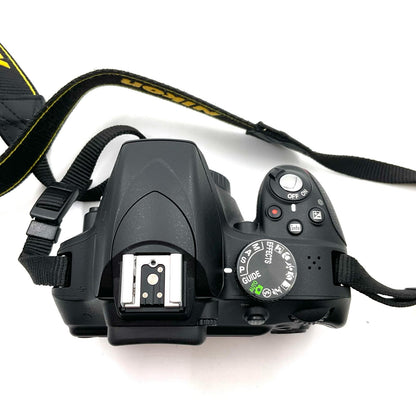 【全額返金保証】【最速発送】Nikon デジタル一眼 D3300 ボディ ブラック 美品 動作確認済