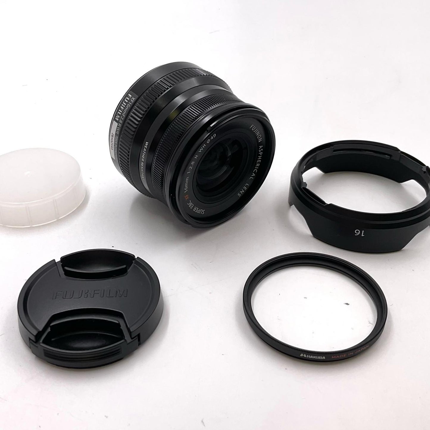 【全額返金保証】【最速発送】FUJIFILM フジノンレンズ XF16mmF2.8 R WR [ブラック] 超美品 動作確認済