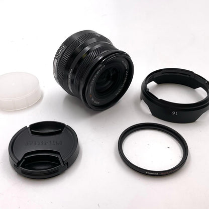 【全額返金保証】【最速発送】FUJIFILM フジノンレンズ XF16mmF2.8 R WR [ブラック] 超美品 動作確認済