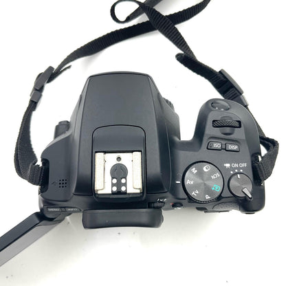 【全額返金保証】【最速発送】Canon デジタル一眼 EOS Kiss X10 EF-S18-55 IS STM レンズキット ブラック 動作確認済