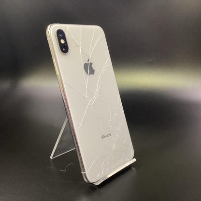 【全額返金保証】【最速発送】Apple iPhone iPhone XS Max 256GB シルバー Softbank 白ロム 動作確認済 65%