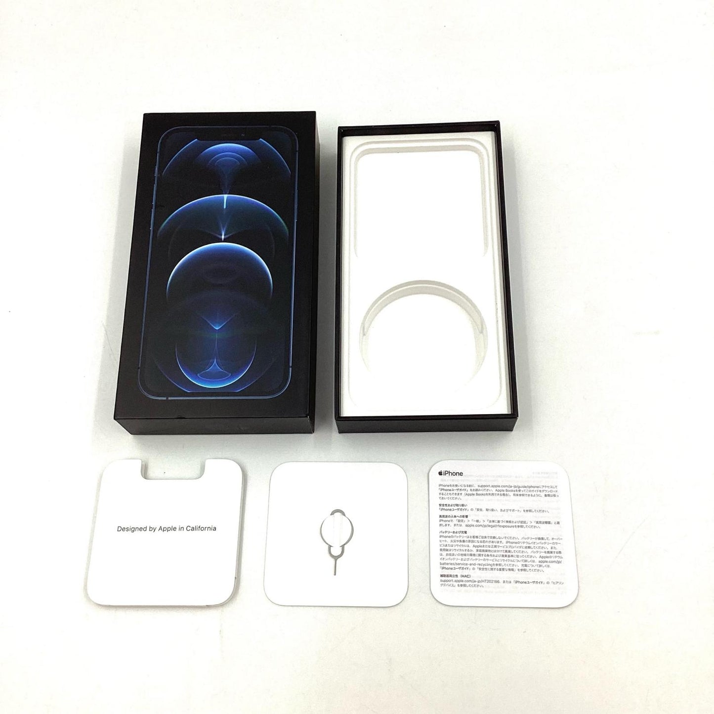 【全額返金保証】【最速発送】Apple iPhone iPhone 12 Pro 128GB パシフィックブルー Softbank 白ロム 動作確認済 84%