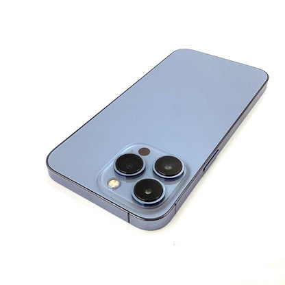 【全額返金保証】【最速発送】Apple iPhone iPhone 13 Pro 256GB シエラブルー au 白ロム 動作確認済 84%