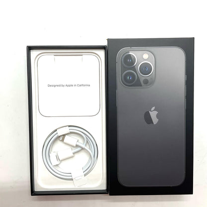 【全額返金保証】【最速発送】Apple iPhone iPhone 13 Pro 128GB グラファイト Softbank 白ロム 動作確認済 83%