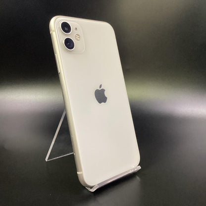 【全額返金保証】【最速発送】Apple iPhone iPhone 11 64GB ホワイト au SIMフリー 白ロム 美品 動作確認済 100%