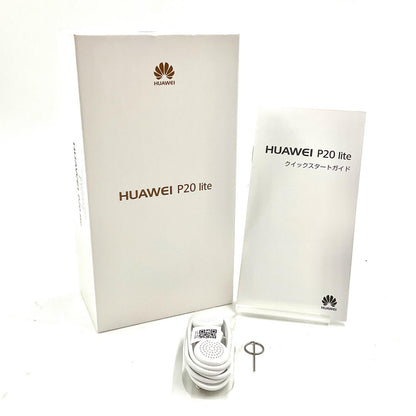 【全額返金保証】【最速発送】Huawei P lite 20 32GB ブラック au ANE‐LX2J 白ロム 動作確認済