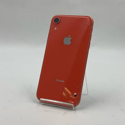 【最速発送】Apple iPhone iPhone XR 128GB コーラル Softbank 白ロム【難有】 81%