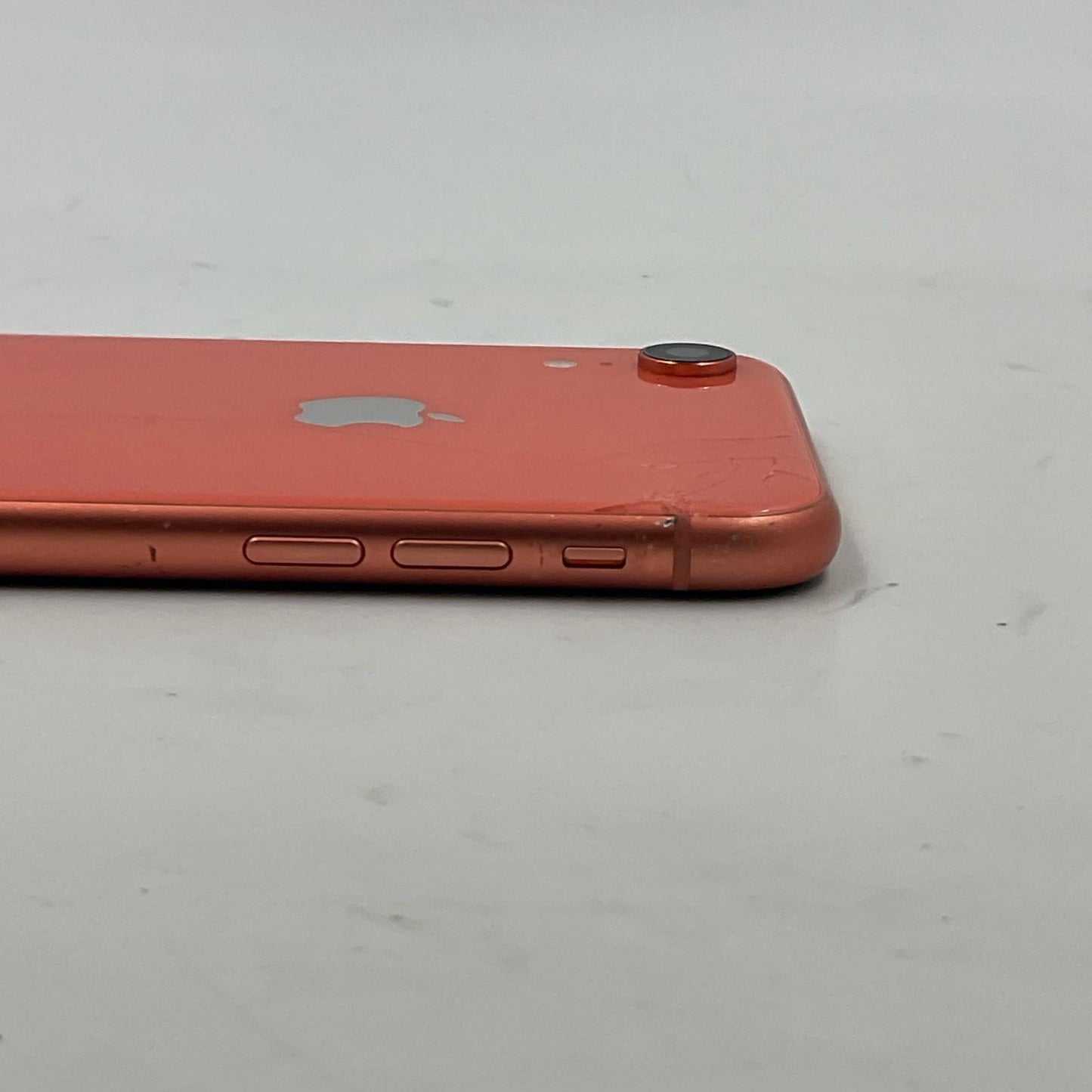 【最速発送】Apple iPhone iPhone XR 128GB コーラル Softbank 白ロム【難有】 81%