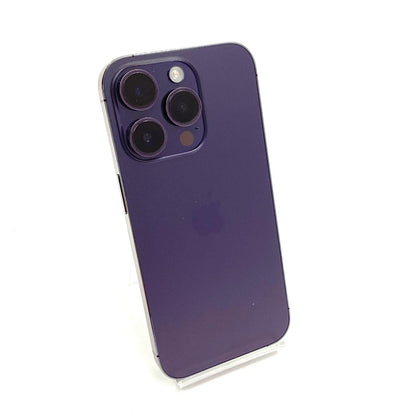 【全額返金保証】【最速発送】Apple iPhone iPhone 14 Pro Max 256GB ディープパープル Softbank 白ロム 動作確認済 77%