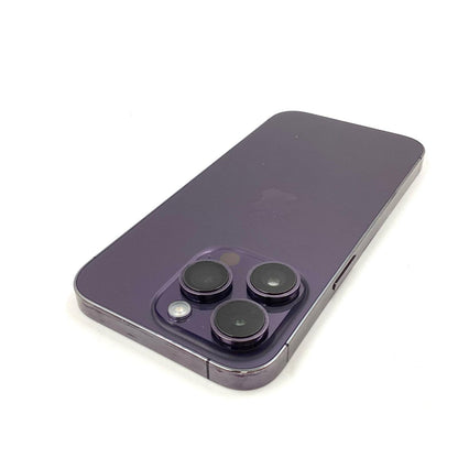 【全額返金保証】【最速発送】Apple iPhone iPhone 14 Pro Max 256GB ディープパープル Softbank 白ロム 動作確認済 77%
