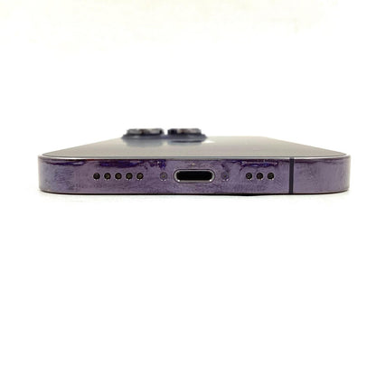 【全額返金保証】【最速発送】Apple iPhone iPhone 14 Pro Max 256GB ディープパープル Softbank 白ロム 動作確認済 77%