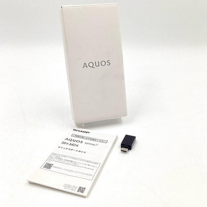 【全額返金保証】【最速発送】SHARP AQUOS sense7 128GB ブルー 楽天モバイル SH-M24 白ロム 動作確認済