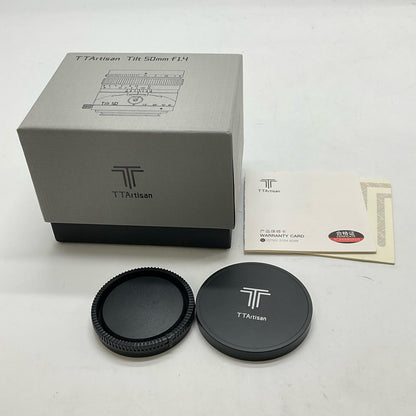 【全額返金保証】【最速発送】銘匠光学 TTArtisan Tilt 50mm f/1.4 ティルトレンズ 美品 動作確認済
