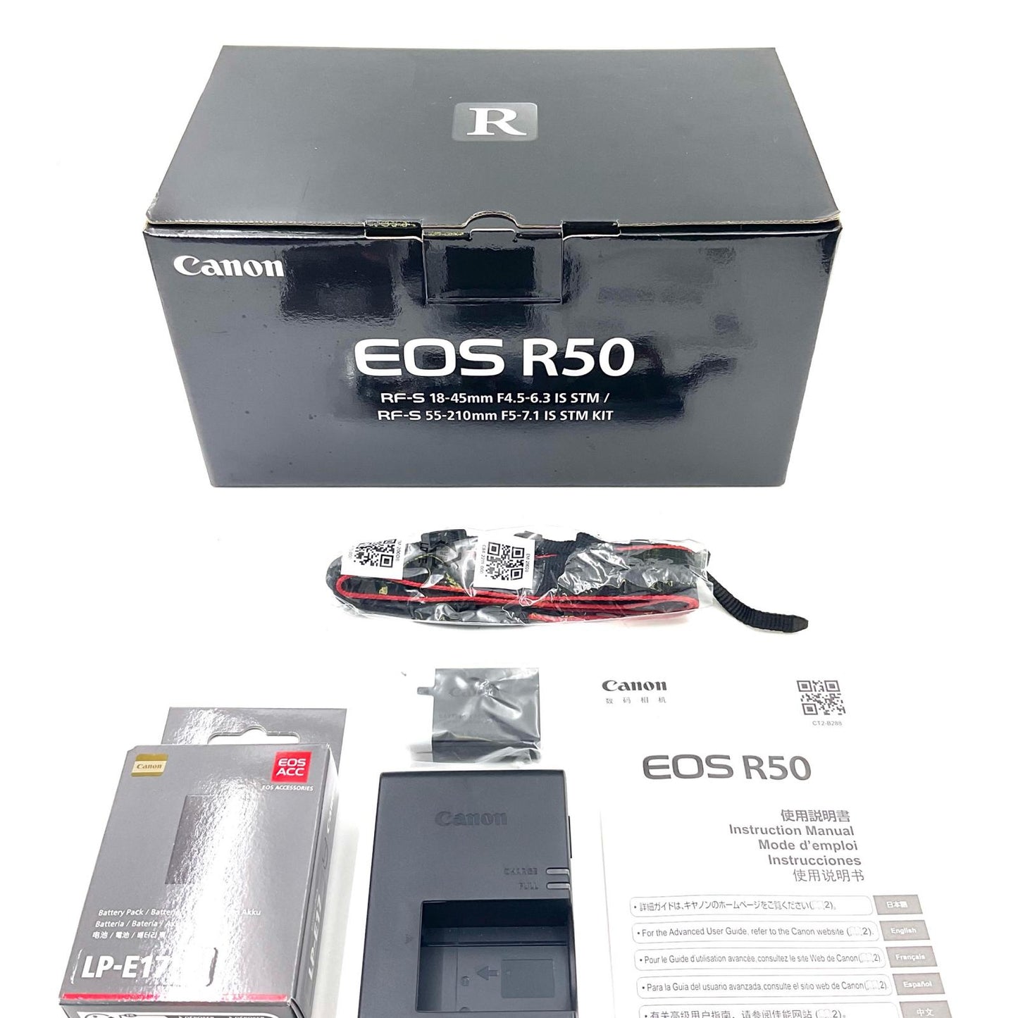 【全額返金保証】【最速発送】Canon デジタル一眼 EOS R50 ダブルズームキット ブラック 美品 動作確認済