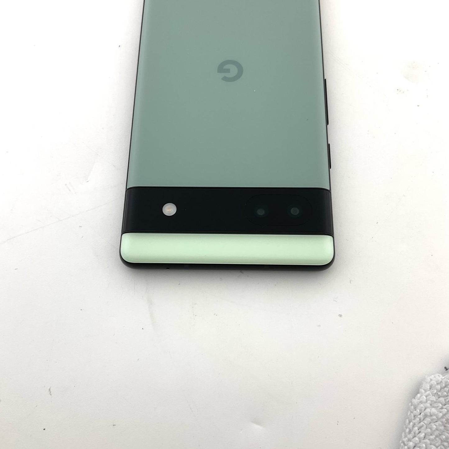 【全額返金保証】【最速発送】Google Pixel 6a 128GB Sage Softbank GB17L 動作確認済