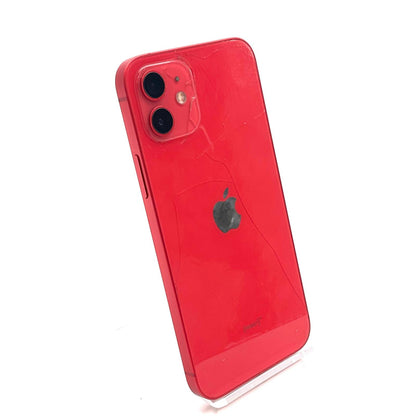 【最速発送】Apple iPhone iPhone 12 128GB レッド au 白ロム【難有】 88%