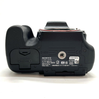 【全額返金保証】【最速発送】Sony デジタル一眼 α65 SLT-A65V ボディ ブラック 動作確認済