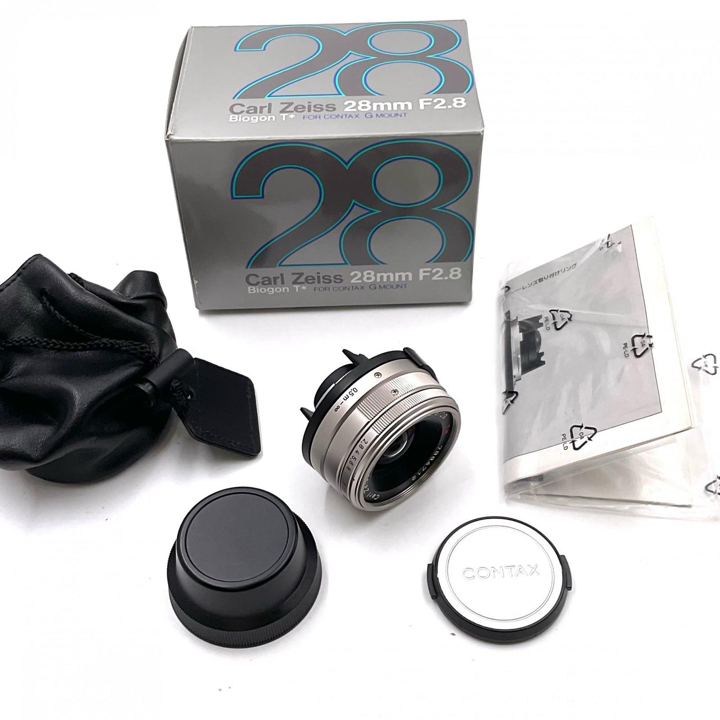 【全額返金保証】【最速発送】CONTAX Carl Zeiss Biogon 2.8/28 T＊ 美品 動作確認済