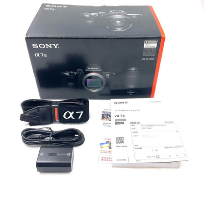 【全額返金保証】【最速発送】Sony デジタル一眼 α7 III ILCE-7M3 ボディ ブラック 動作確認済