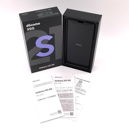 【全額返金保証】【最速発送】SAMSUNG Galaxy S21 ５G 256GB Phantom Violet docomo SC-51B 白ロム 動作確認済