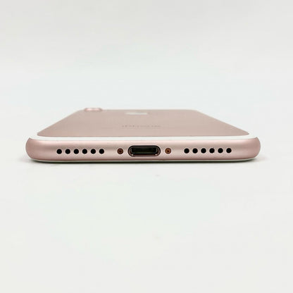 【全額返金保証】【最速発送】Apple iPhone iPhone 7 32GB ローズゴールド au 白ロム 動作確認済 90%
