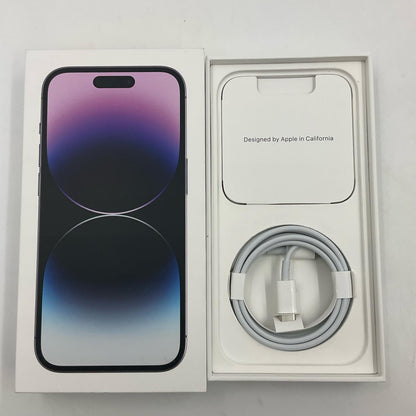 【全額返金保証】【最速発送】Apple iPhone iPhone 14 Pro 256GB ディープパープル docomo 白ロム 動作確認済 100%