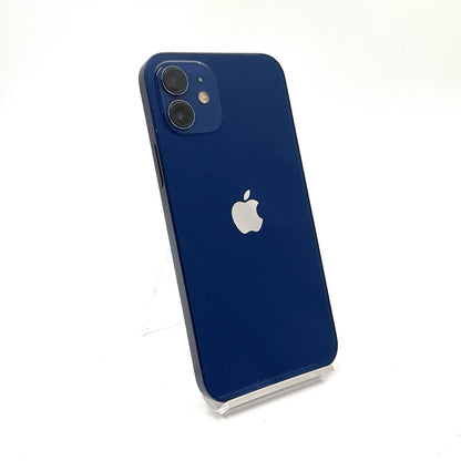 【全額返金保証】【最速発送】Apple iPhone iPhone 12 64GB ブルー docomo SIMフリー 白ロム 動作確認済 77%