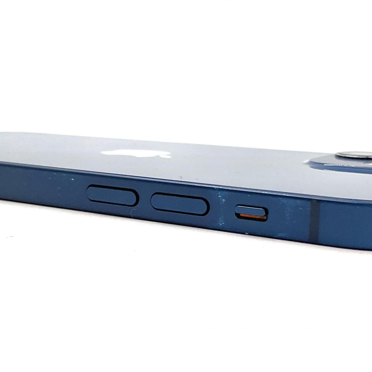 【全額返金保証】【最速発送】Apple iPhone iPhone 12 64GB ブルー docomo SIMフリー 白ロム 動作確認済 77%
