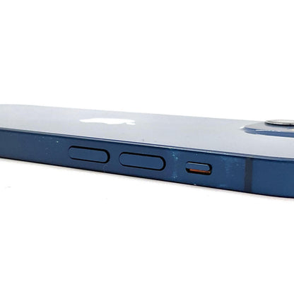 【全額返金保証】【最速発送】Apple iPhone iPhone 12 64GB ブルー docomo SIMフリー 白ロム 動作確認済 77%