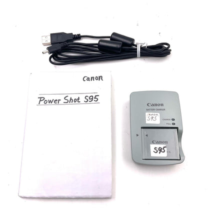 【全額返金保証】【最速発送】Canon コンパクトデジタルカメラ PowerShot S95 動作確認済
