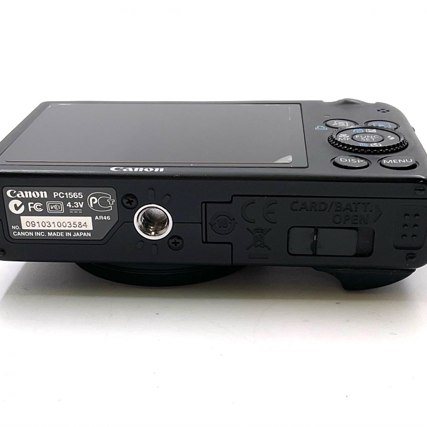 【全額返金保証】【最速発送】Canon コンパクトデジタルカメラ PowerShot S95 動作確認済