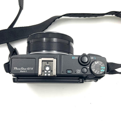 【全額返金保証】【最速発送】Canon コンパクトデジタルカメラ PowerShot G1 X Mark II 美品 動作確認済