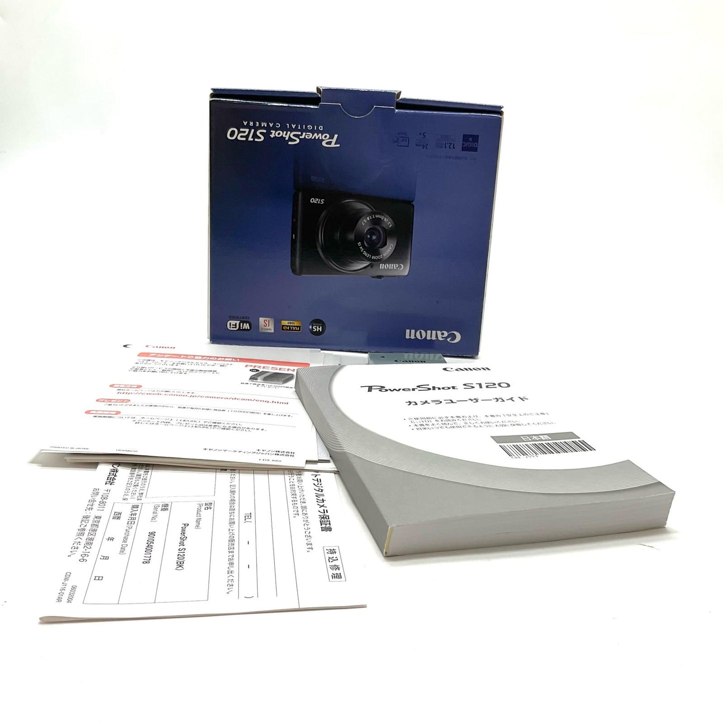 【全額返金保証】【最速発送】Canon コンパクトデジタルカメラ PowerShot S120 [ブラック] 美品 動作確認済