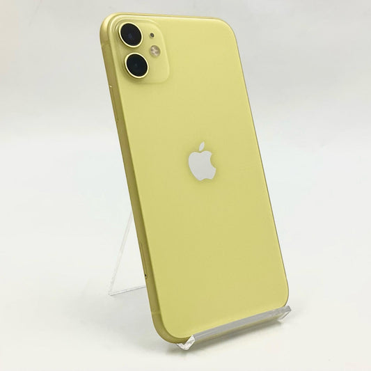 【全額返金保証】【最速発送】Apple iPhone iPhone 11 64GB イエロー au SIMフリー 白ロム 動作確認済 74%