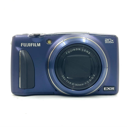 【全額返金保証】【最速発送】FUJIFILM コンパクトデジタルカメラ FinePix F900EXR [ネイビーブルー] 美品 動作確認済