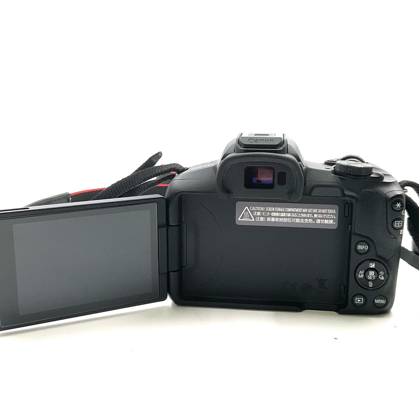 【全額返金保証】【最速発送】Canon デジタル一眼 EOS R50 RF-S18-45 IS STM レンズキット [ブラック] 美品 動作確認済