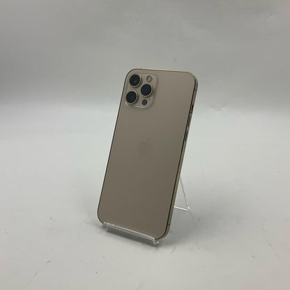 【全額返金保証】【最速発送】Apple iPhone iPhone 12 Pro Max 256GB ゴールド Softbank SIMフリー 白ロム 動作確認済 74%