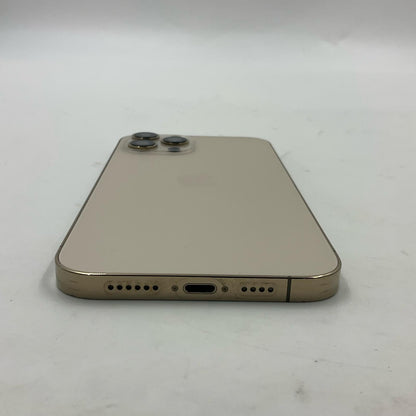 【全額返金保証】【最速発送】Apple iPhone iPhone 12 Pro Max 256GB ゴールド Softbank SIMフリー 白ロム 動作確認済 74%