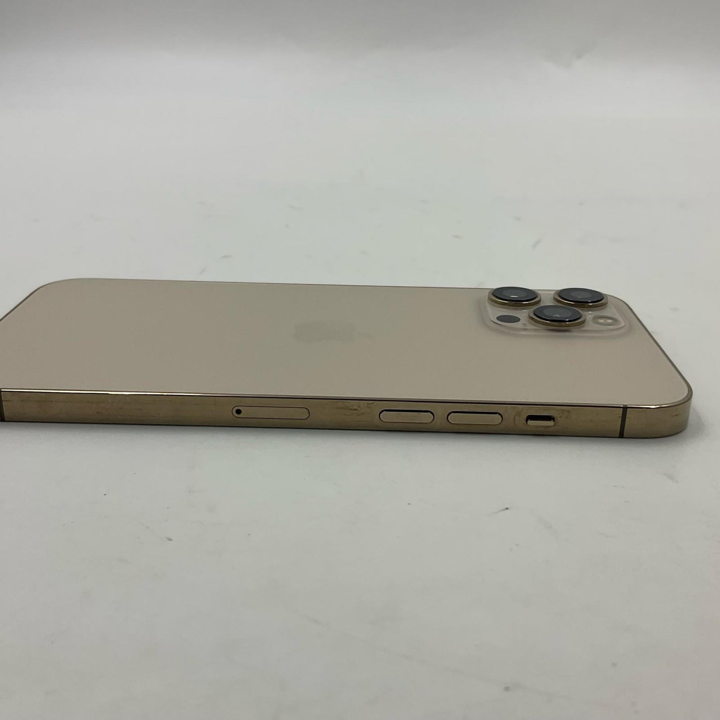 【全額返金保証】【最速発送】Apple iPhone iPhone 12 Pro Max 256GB ゴールド Softbank SIMフリー 白ロム 動作確認済 74%