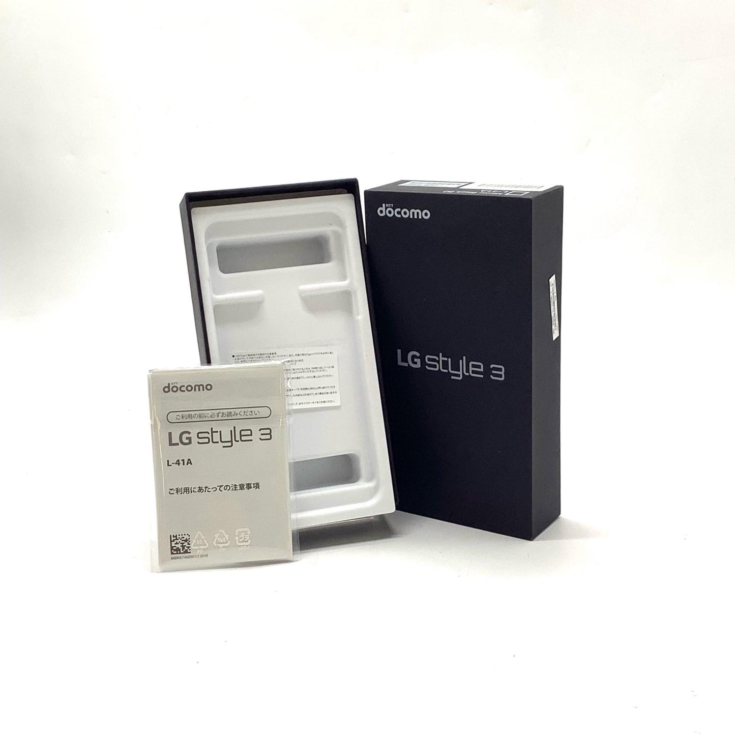 【全額返金保証】【最速発送】LG Electronics inc. LG style3 64GB Mirror Black docomo L-41A 白ロム 動作確認済