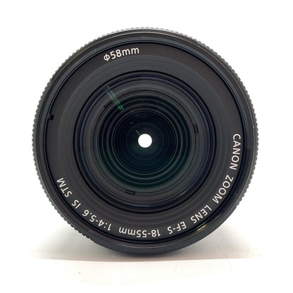 【全額返金保証】【最速発送】Canon EF-S18-55mm F4-5.6 IS STM 動作確認済