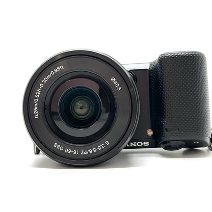 【全額返金保証】【最速発送】Sony デジタル一眼 α NEX-5RL パワーズームレンズキット ブラック 動作確認済