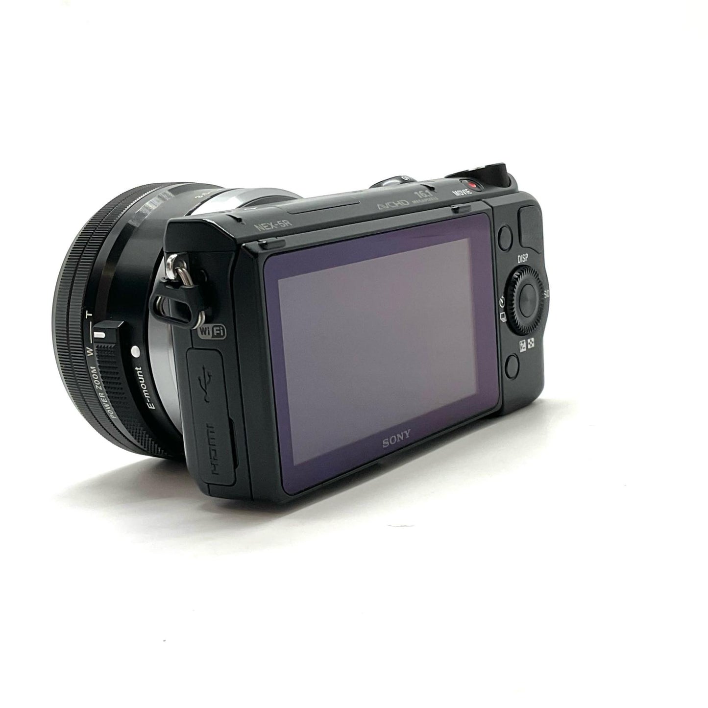 【全額返金保証】【最速発送】Sony デジタル一眼 α NEX-5RL パワーズームレンズキット ブラック 動作確認済