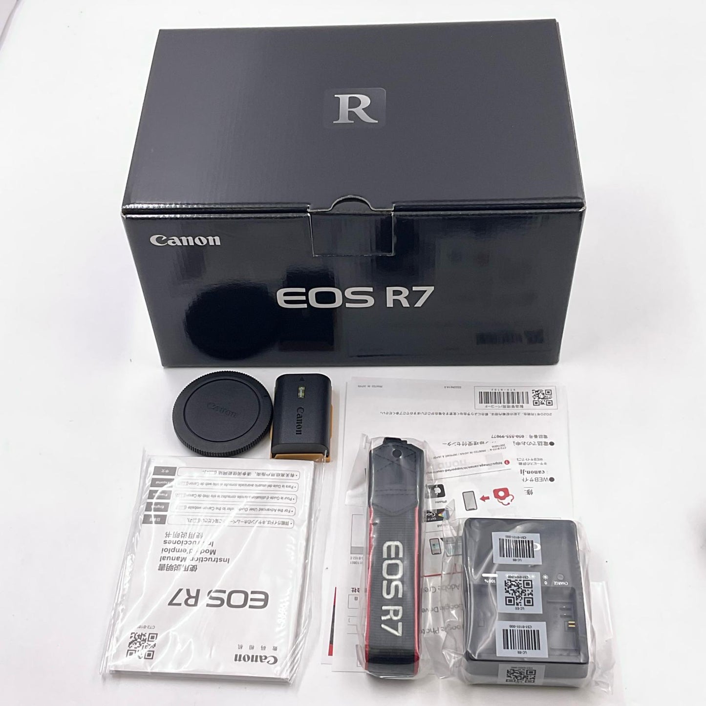 【全額返金保証】【最速発送】Canon デジタル一眼 EOS R7 ボディ ブラック 動作確認済