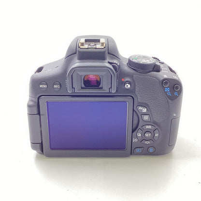 【全額返金保証】【最速発送】Canon デジタル一眼 EOS Kiss X8i ボディ ブラック 動作確認済