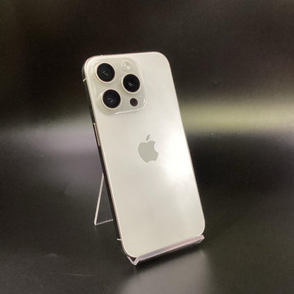 【全額返金保証】【最速発送】Apple iPhone iPhone 15 Pro 256GB ホワイトチタニウム 動作確認済 84%