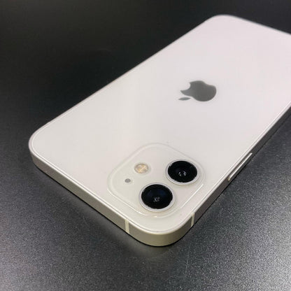 【全額返金保証】【最速発送】Apple iPhone iPhone 12 128GB ホワイト au 白ロム 動作確認済 85%