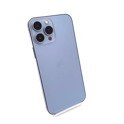 【全額返金保証】【最速発送】Apple iPhone iPhone 13 Pro Max 256GB シエラブルー au 白ロム 動作確認済 75%