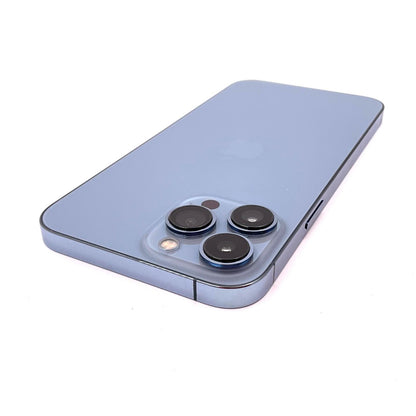 【全額返金保証】【最速発送】Apple iPhone iPhone 13 Pro Max 256GB シエラブルー au 白ロム 動作確認済 75%